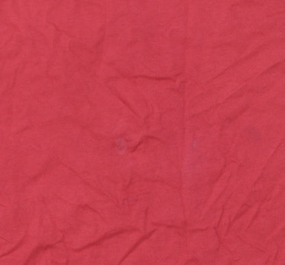 Slazenger Men's Red M T-Shirt Short Sleeve Cotton