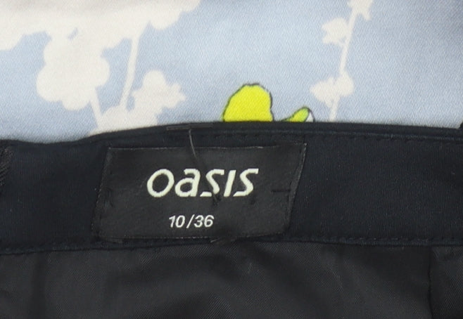 Oasis Women's Multicoloured Floral Pencil Skirt - Size 10