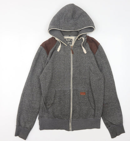 Twenty Six Original Men's Grey Full Zip Hoodie M