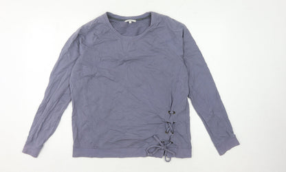 Sandwich Women's Blue Pullover Sweatshirt, Size M