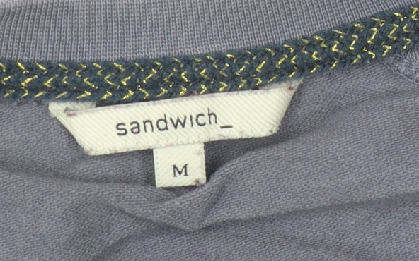 Sandwich Women's Blue Pullover Sweatshirt, Size M