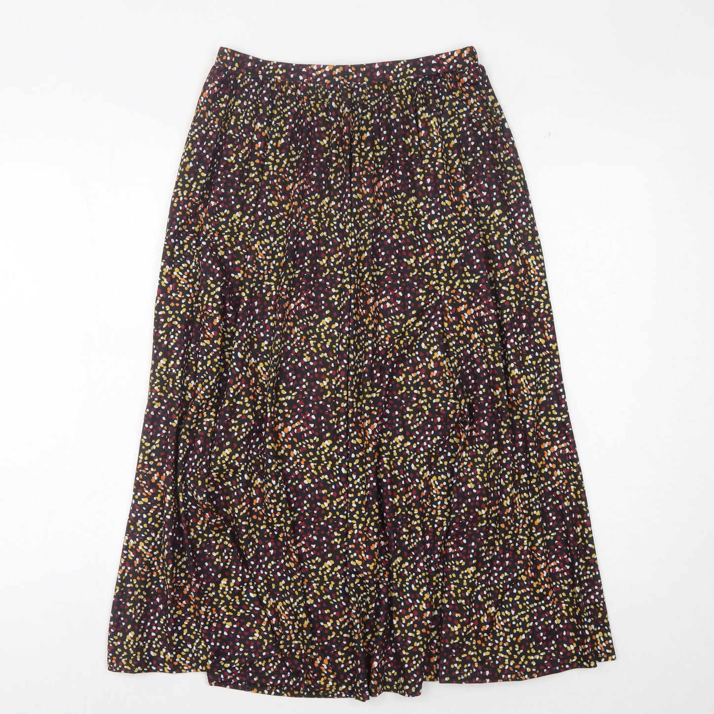 Oasis Multicoloured Midi Skirt, UK S, Geometric Pattern