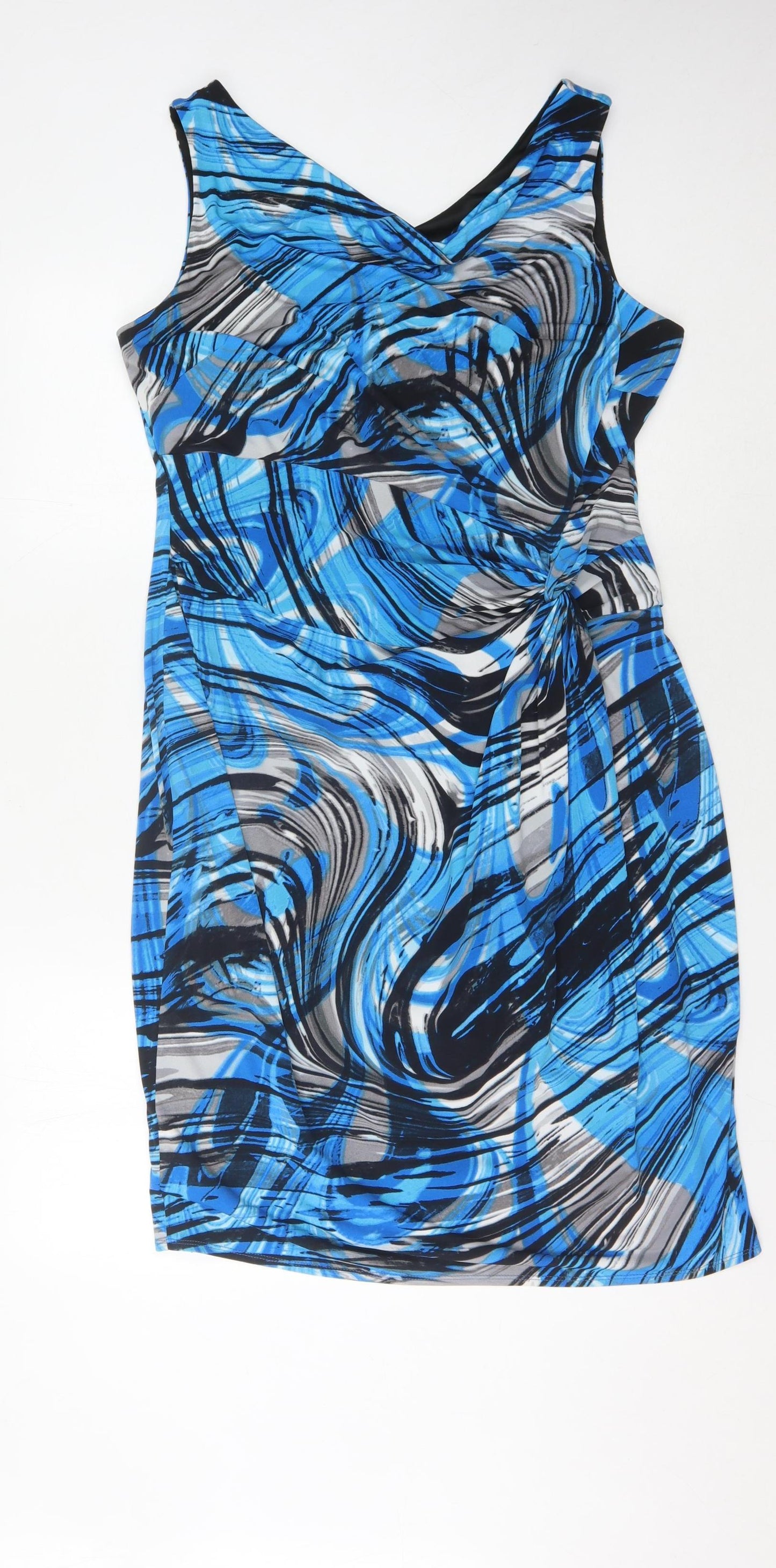 Debenhams Women's Multicolour V-Neck Sheath Dress