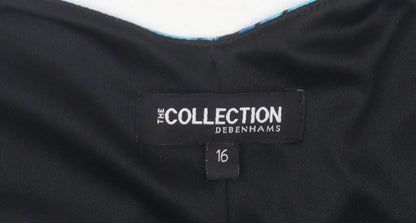 Debenhams Women's Multicolour V-Neck Sheath Dress