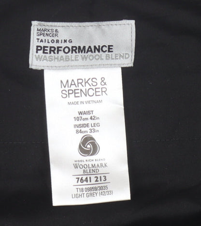 Marks and Spencer Men's Grey Dress Pants 42