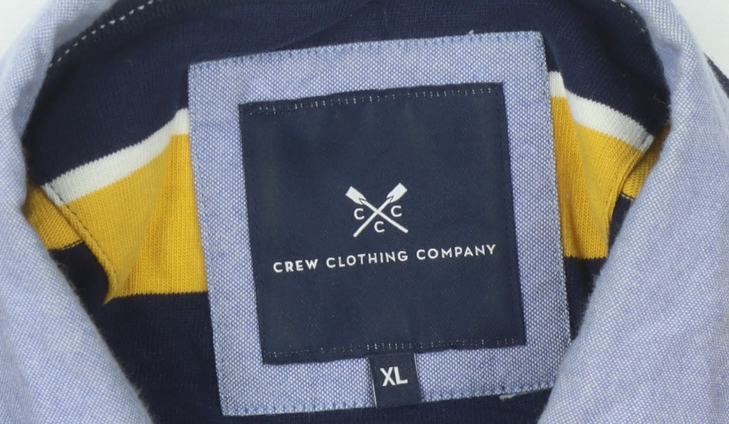 Crew Clothing Company Men's XL Striped Polo