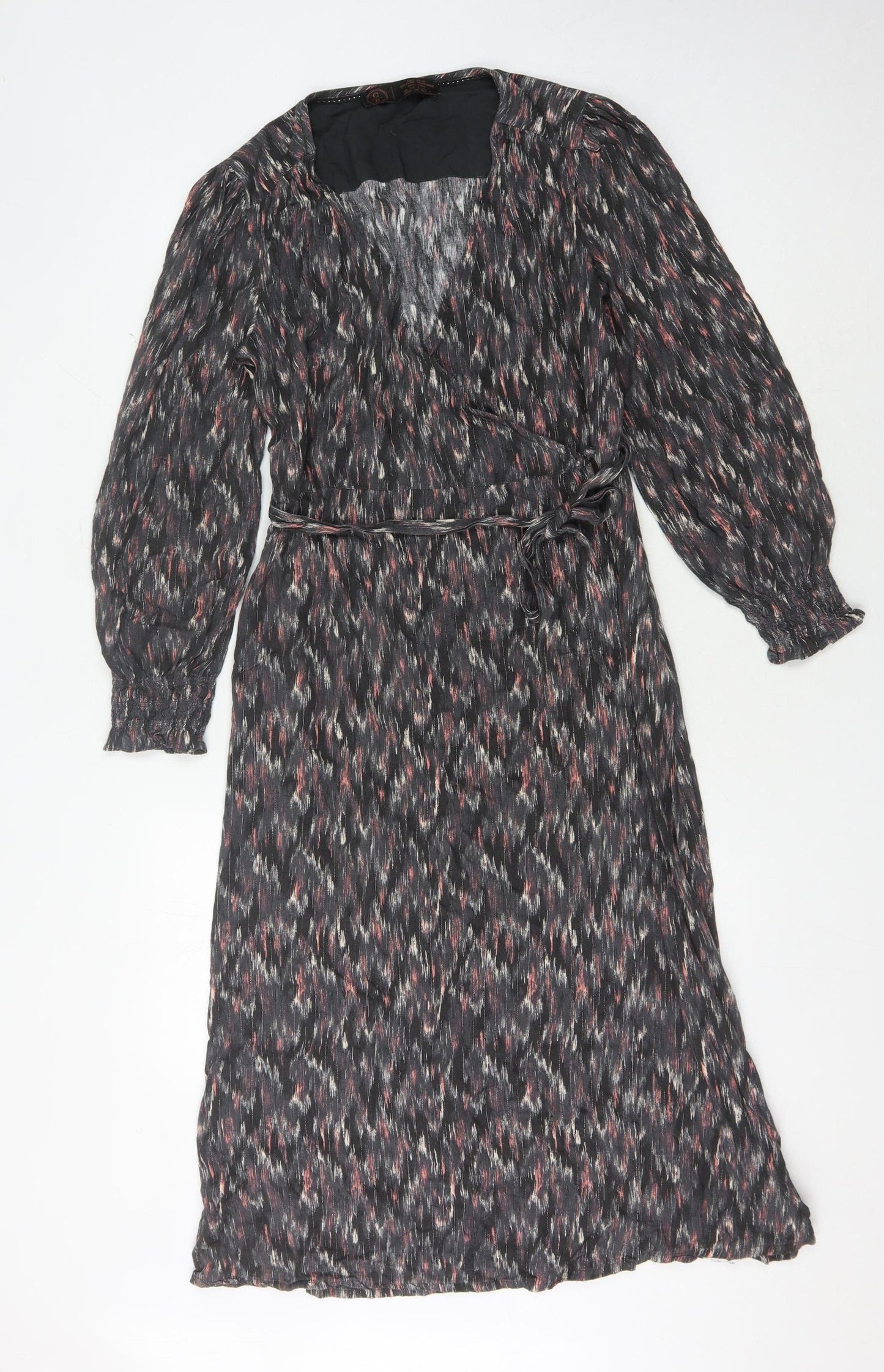 Fat Face Women's Multicoloured Wrap Dress Size 10