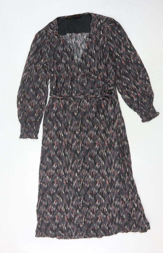 Fat Face Women's Multicoloured Wrap Dress Size 10