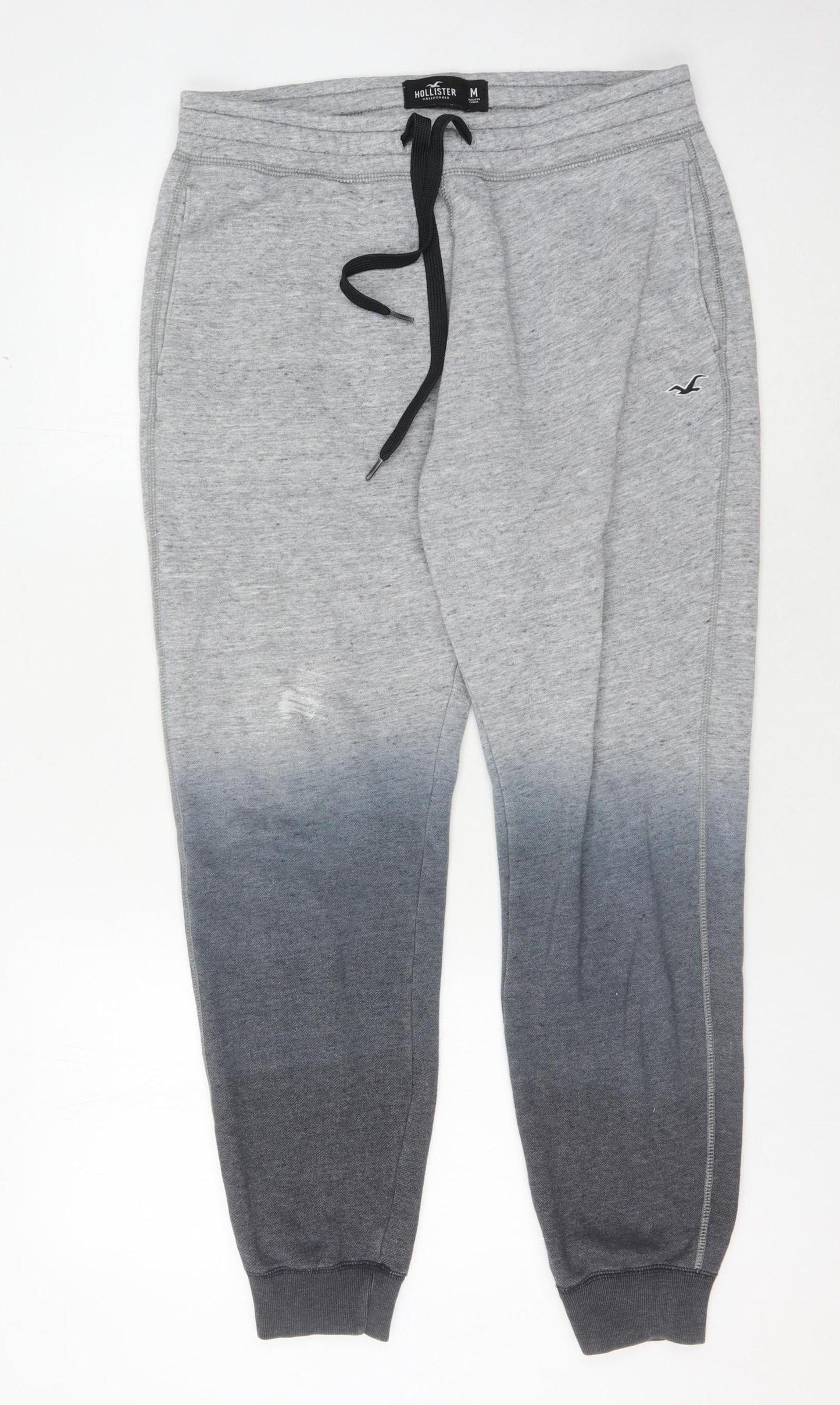 Hollister Men's Grey Jogger Sweatpants Medium