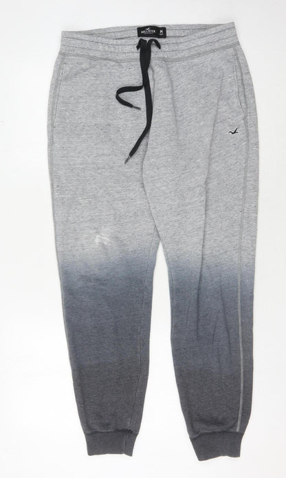 Hollister Men's Grey Jogger Sweatpants Medium