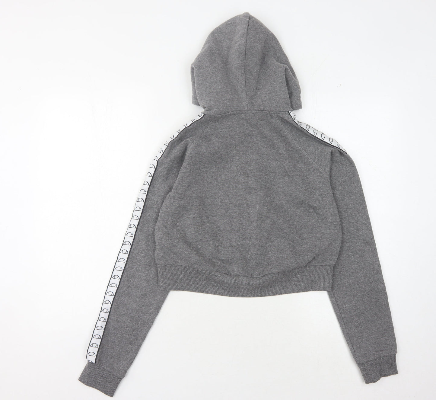 Ellesse Women's Grey Full Zip Hoodie - Size 8