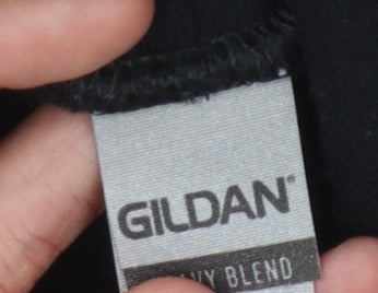 Gildan Boys Black Gamer Hooded Pullover Sweatshirt XL