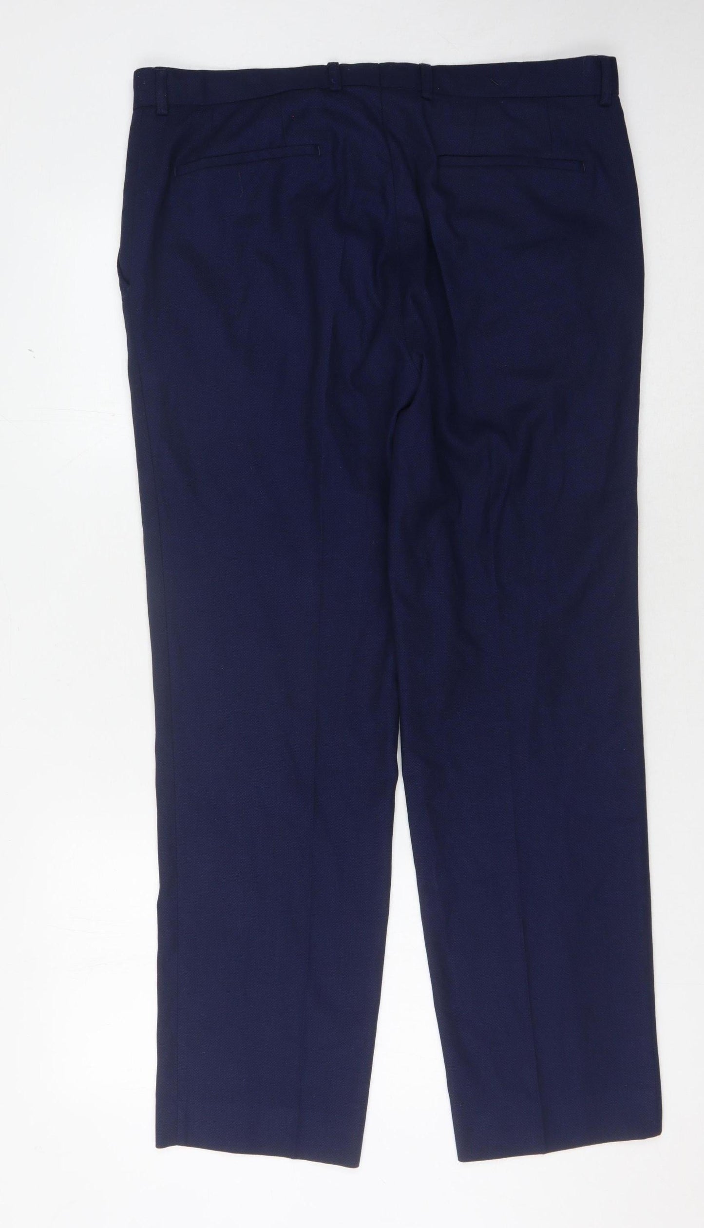 Fellini Men's Blue Dress Pants - 36R Regular Fit