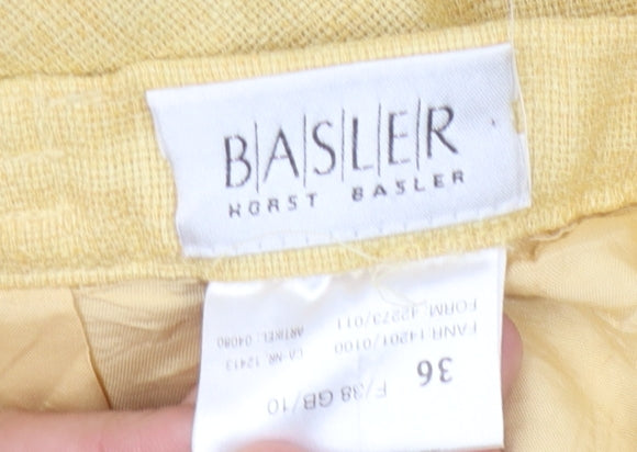 Womens UK Size 8 Basler   Yellow Trousers