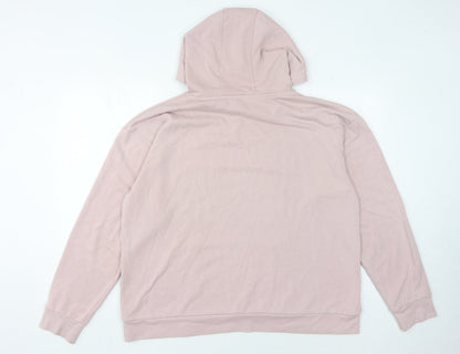 JEFF&CO Women's Pink Pullover Hoodie, Size 14-16, Casual