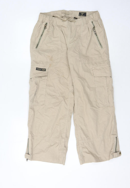 Superdry Men's Beige Cargo Trousers Size 28
