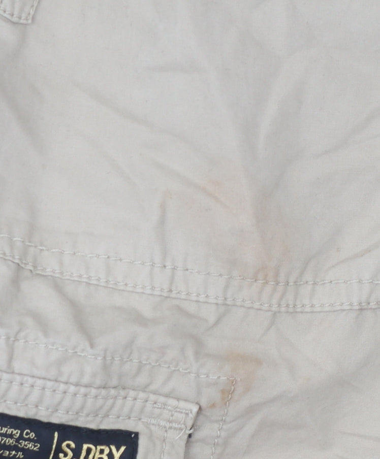 Superdry Men's Beige Cargo Trousers Size 28