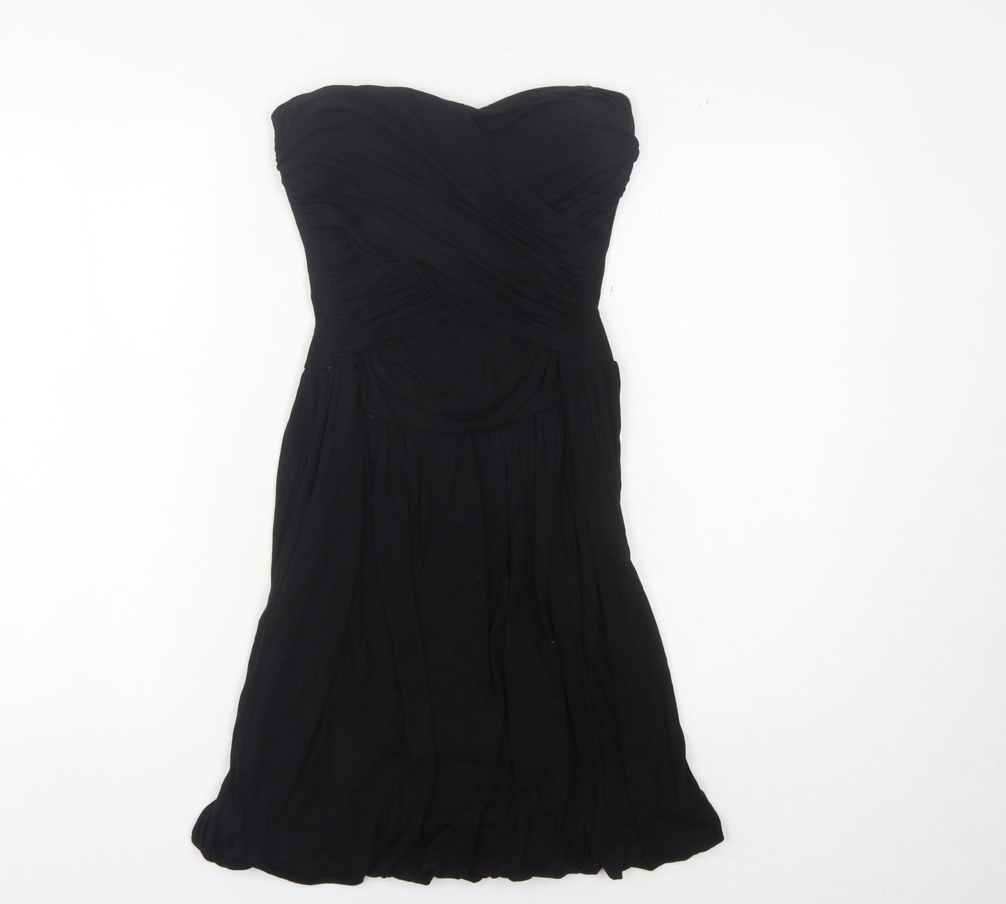 Warehouse Women's Black Strapless Dress Size 10