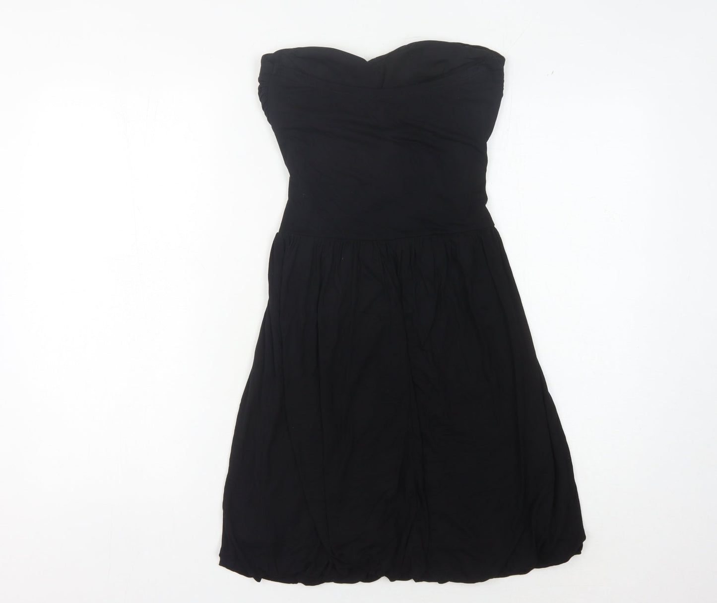 Warehouse Women's Black Strapless Dress Size 10