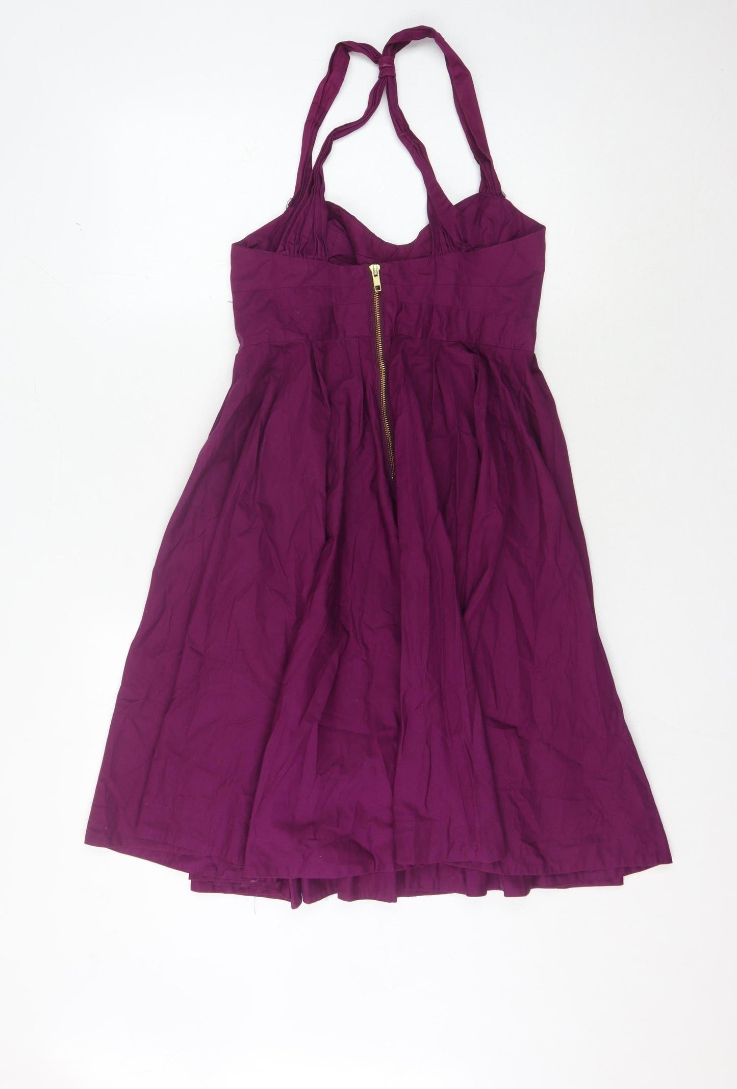 French Connection Women Purple Sleeveless Cocktail Dress