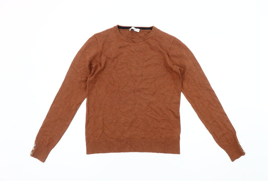 Womens UK Size 10 Warehouse Brown Pullover Jumper