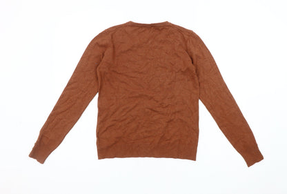 Womens UK Size 10 Warehouse Brown Pullover Jumper