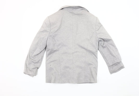 Dorothy Perkins Grey Women's Blazer, Size 10, Shawl Collar