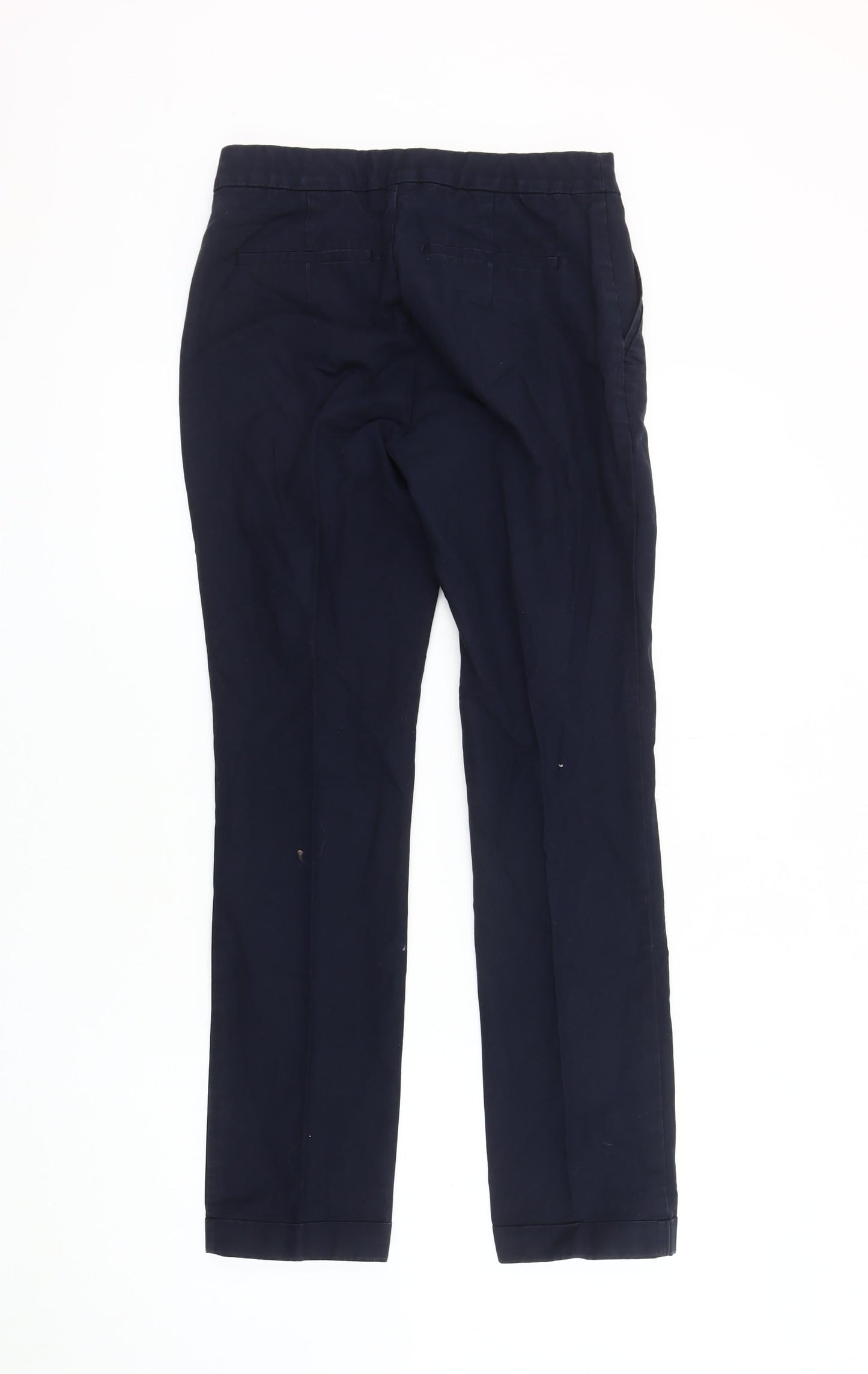 Womens UK Size 6 Zara Regular Fit Chino Black Trousers