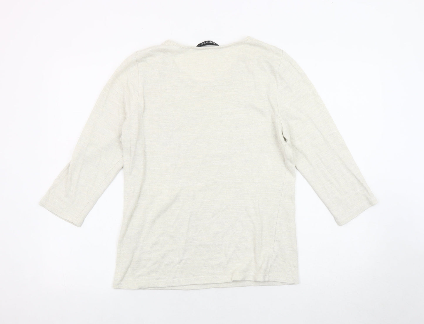 Womens UK Size 12 Bonmarché Ivory Pullover Jumper
