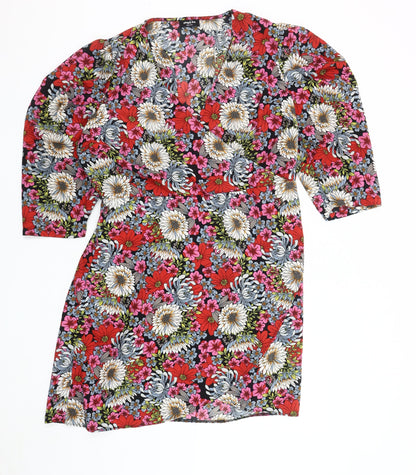 Simply Be Women's Floral V-Neck Dress Size 18