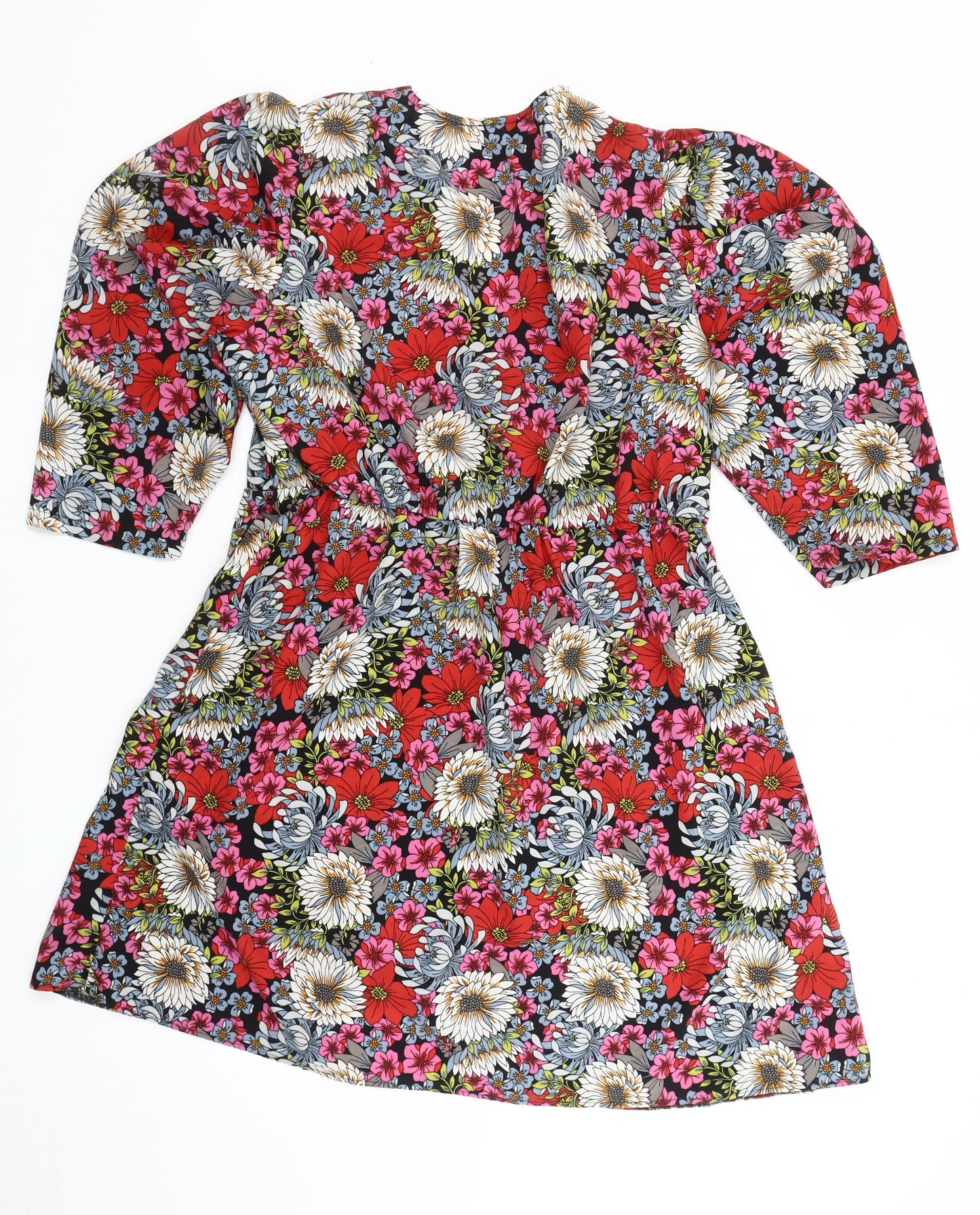 Simply Be Women's Floral V-Neck Dress Size 18