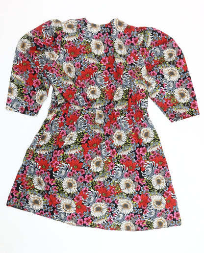Simply Be Women's Floral V-Neck Dress Size 18