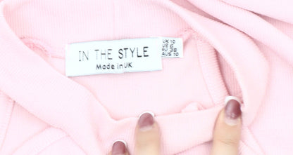 In The Style Women's Pink Bodycon Midi Dress Size 10