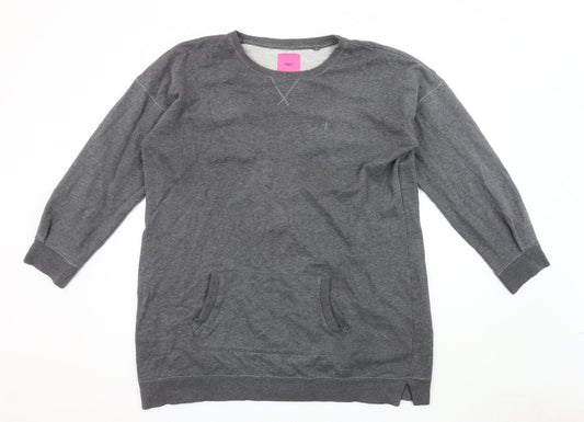 Mens UK Size L NEXT Grey Pullover Sweatshirt