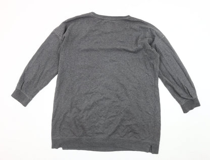 Mens UK Size L NEXT Grey Pullover Sweatshirt