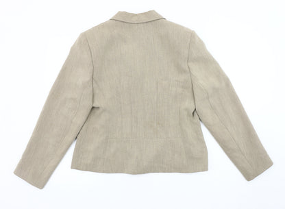 Womens UK Size 16 Alex & Co. Regular Beige Blazer