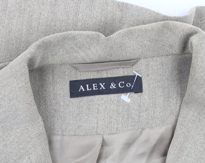 Womens UK Size 16 Alex & Co. Regular Beige Blazer