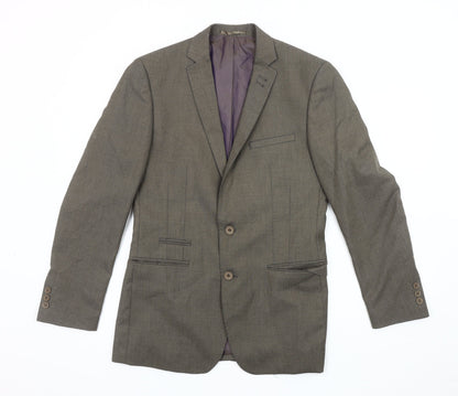 Mens UK Size 36 Harry Brown Regular Brown Suit Jacket