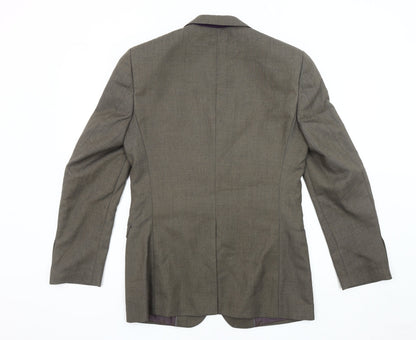 Mens UK Size 36 Harry Brown Regular Brown Suit Jacket