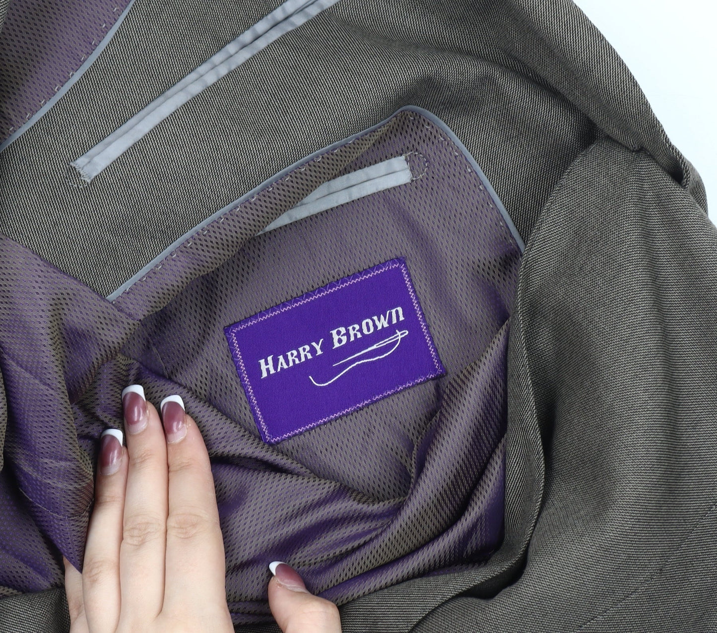 Mens UK Size 36 Harry Brown Regular Brown Suit Jacket