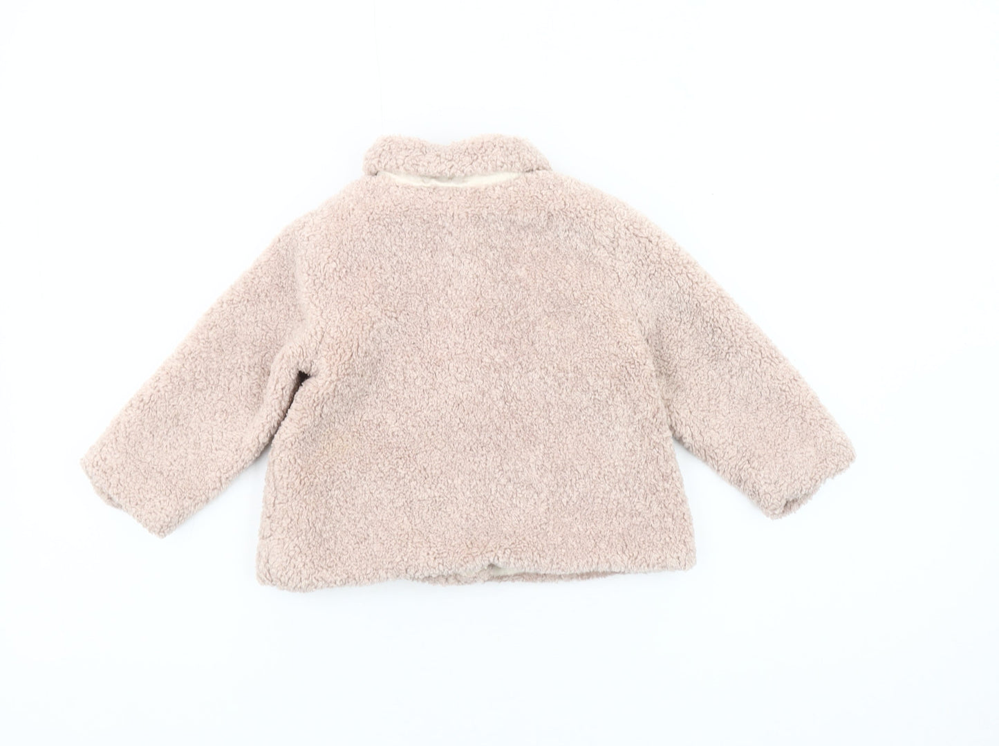 Zara Unisex Beige Coat, 12-18 Months, Lined Winter Essential