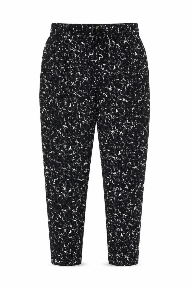 Womens UK Size 8 H&M Relaxed Fit Jogger Black Trousers