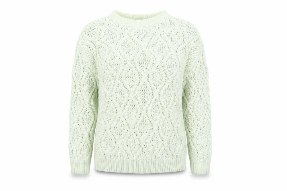 Womens UK Size 12 Zara Green Pullover Jumper