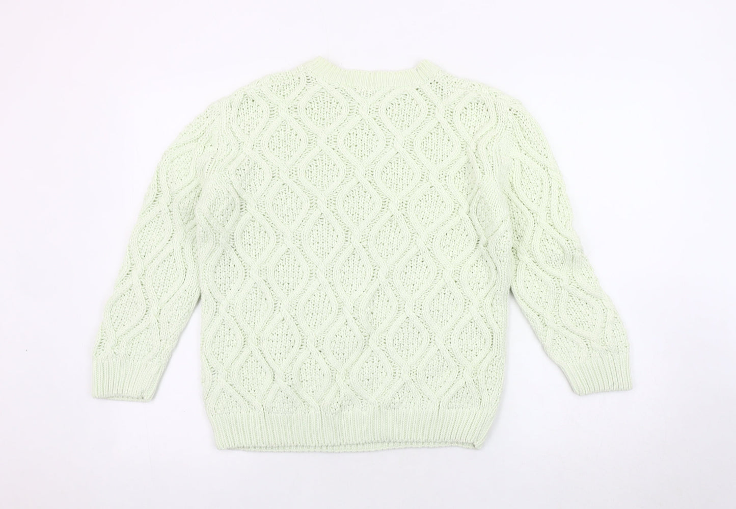 Womens UK Size 12 Zara Green Pullover Jumper