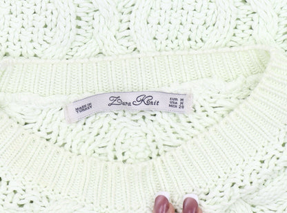 Womens UK Size 12 Zara Green Pullover Jumper
