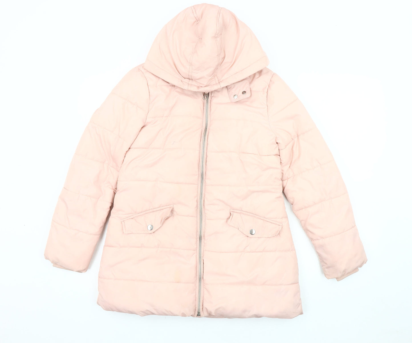 Marks and Spencer Girls Pink Puffer Jacket 10-11 Years