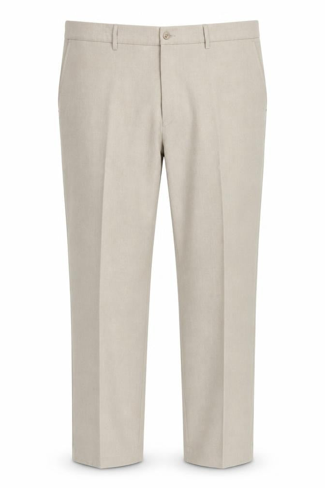Mens UK Size 42 Farah Classic Fit Casual Beige Trousers