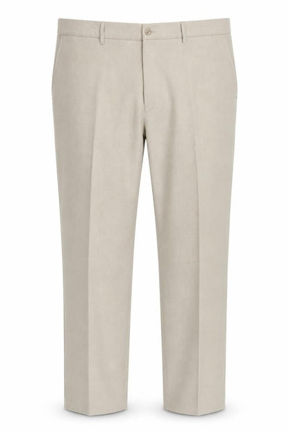 Mens UK Size 42 Farah Classic Fit Casual Beige Trousers