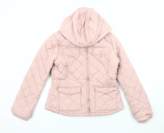 River Island Girls Pink Puffer Jacket 15-16 Years