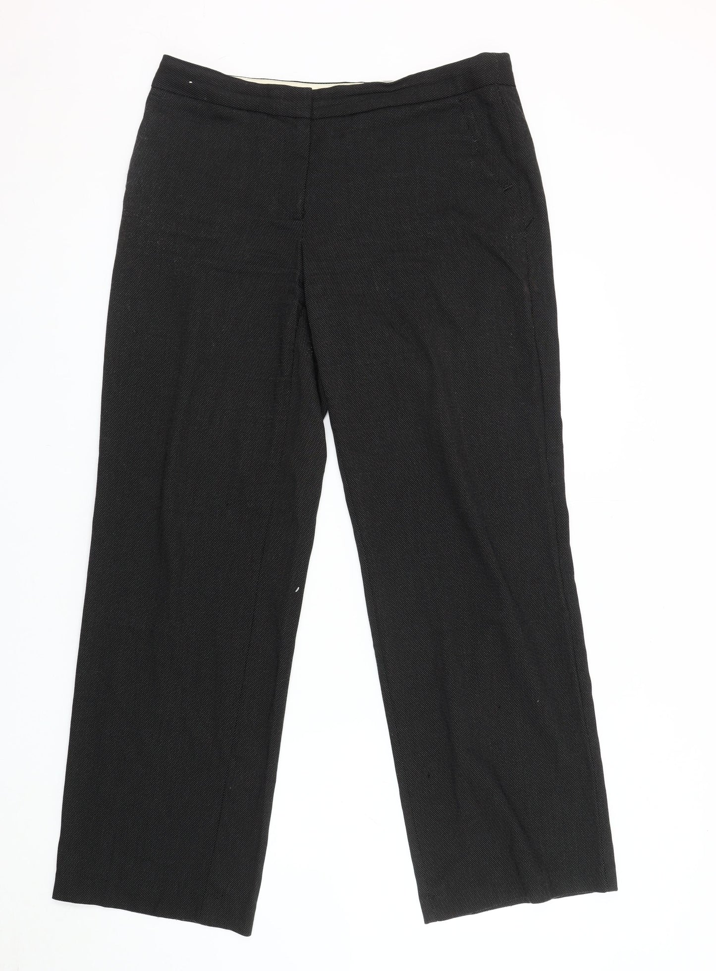 Next Men's Black Regular Fit Trousers Size 12
